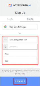 Admin Non-Google Signup