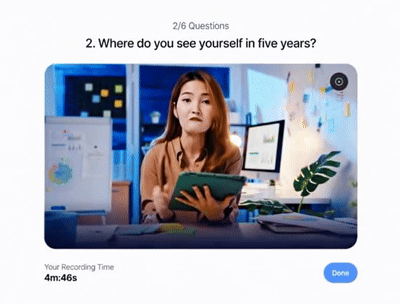 interviewer ai video
