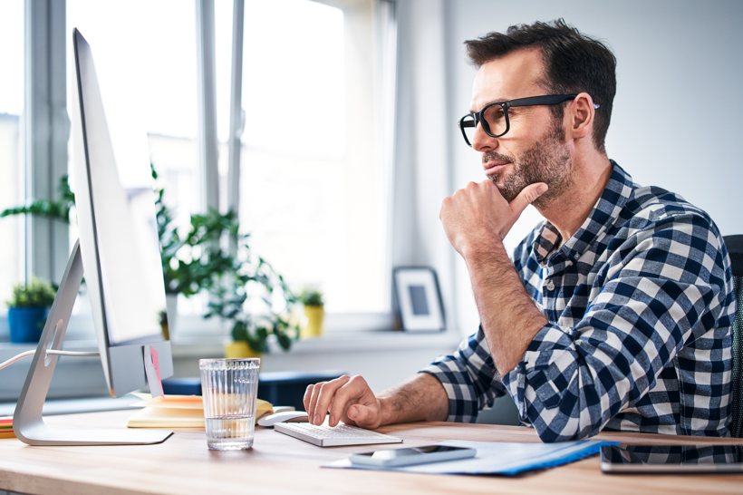 Recruiter reviewing an AI-ranked shortlist